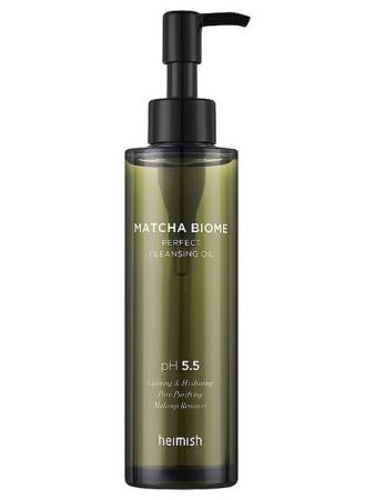 Успокаивающее слабокислотное гидрофильное масло с матчей Heimish - Matcha Biome Perfect Cleansing Oil, 150 ml