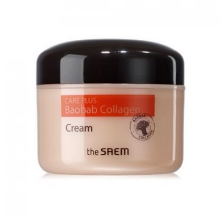 Крем коллагеновый баобаб The Saem Care Plus Baobab Collagen Cream