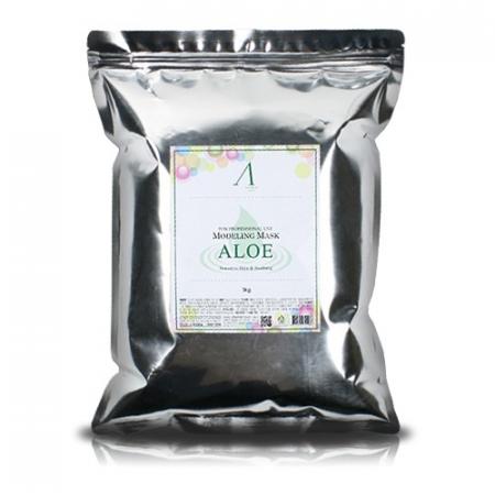 Альгинатная маска с экстрактом алое с успокаивающим эффектом Anskin Aloe Modeling Mask
