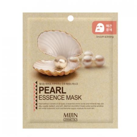 Маска для лица тканевая жемчуг MJ Care Mijin Cosmetics Pearl Essence Mask