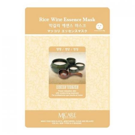 Маска тканевая Макколе (рисовое вино) MJ Care Makgeolli Essence Mask