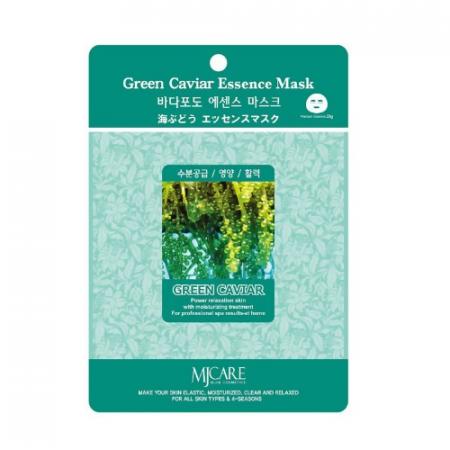 Маска тканевая морской виноград MJ Care Green Caviar Essence Mask