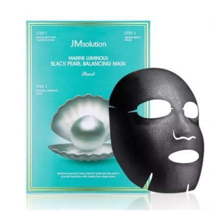 Трёхшаговый набор для сияния кожи  JMSolution Marine Luminous Black Pearl Balancing